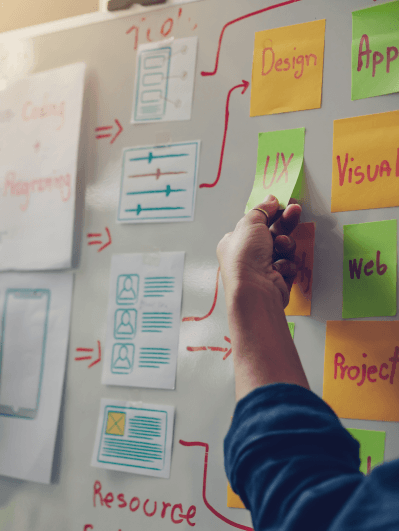 work board for creating web application